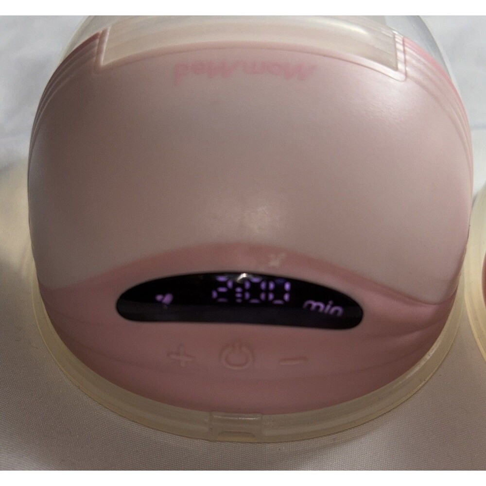 MomMed Double Wearable Breast Pump, Model S21 Pink Used - Picture 6 of 7